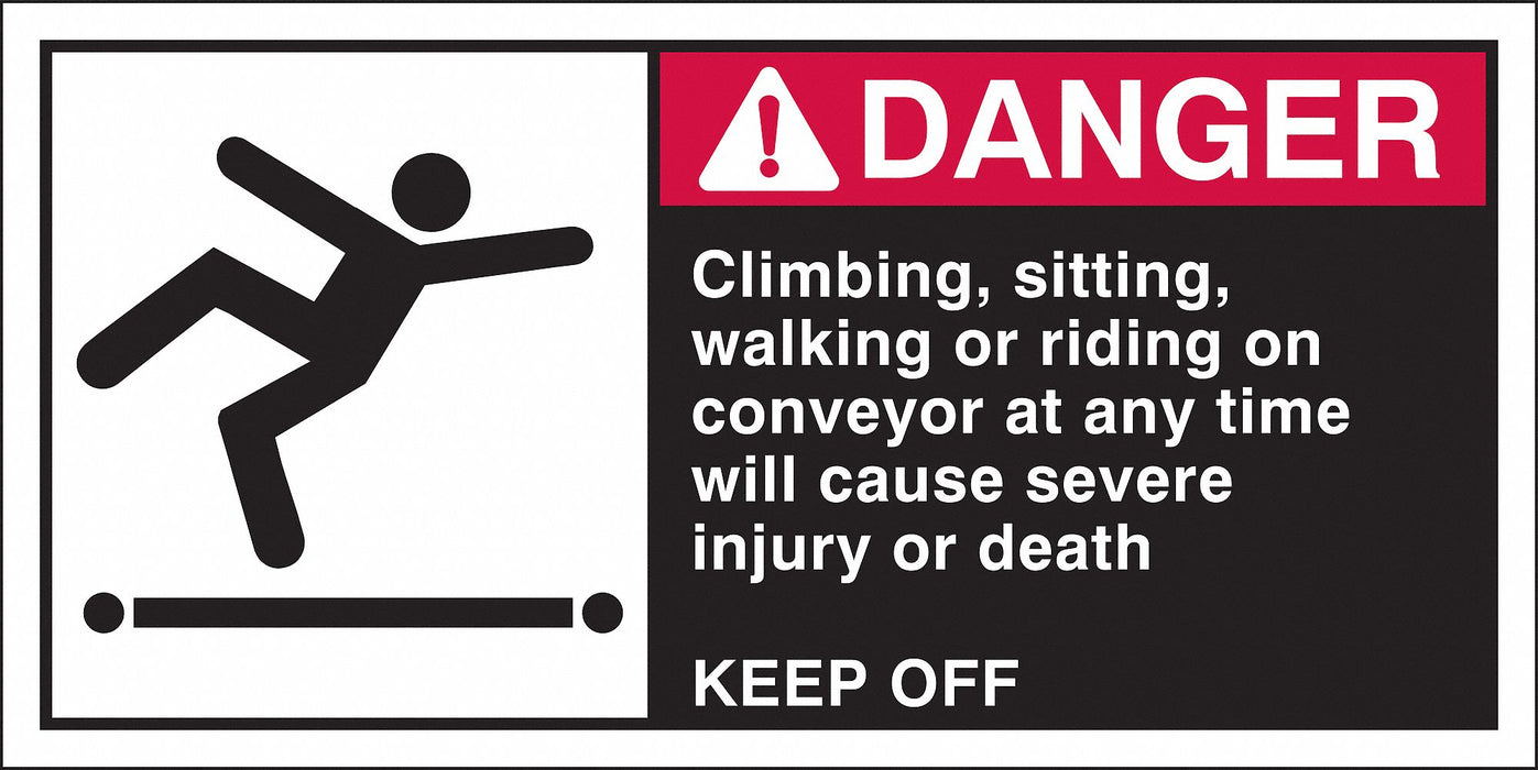 Sign 2 1/2 in x 5 in Polyester PK5