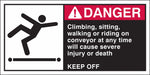 Sign 2 1/2 in x 5 in Polyester PK5
