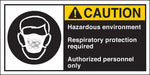 Label 2 1/2 in x 5 in Polyester PK5