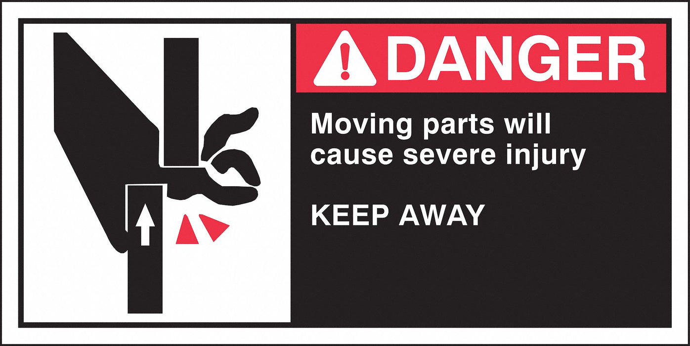Label 2 1/2 in x 5 in Polyester PK5