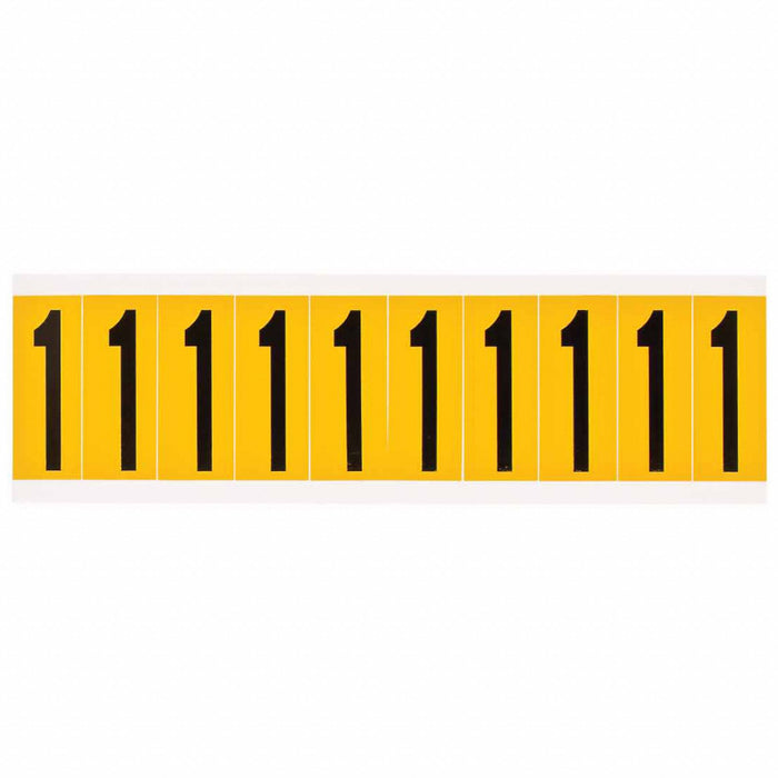 NumberLabel Vinyl 2-1/4inH 7/8inW