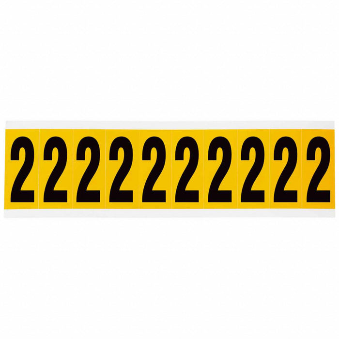 NumberLabel Vinyl 2-1/4inH 7/8inW