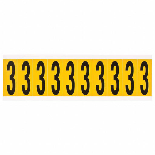 Number Label 1-15/16in.H Character Vinyl