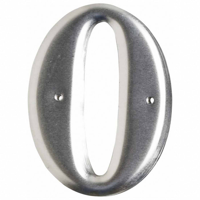 NumberLabel Aluminum 3inH 2inW PK10
