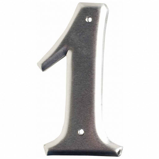 NumberLabel Aluminum 3inH 2inW PK10