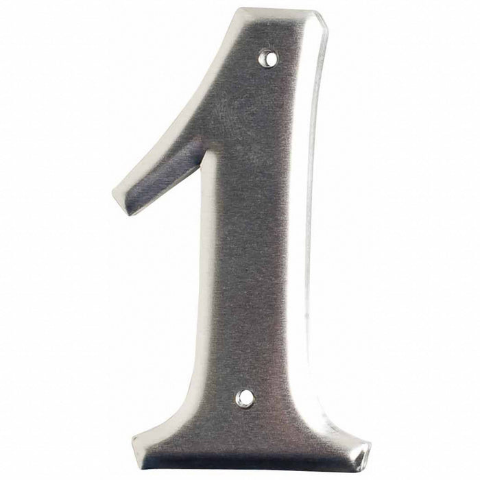 NumberLabel Aluminum 3inH 2inW PK10