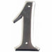 NumberLabel Aluminum 3inH 2inW PK10