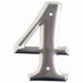 NumberLabel Aluminum 3inH 2inW PK10