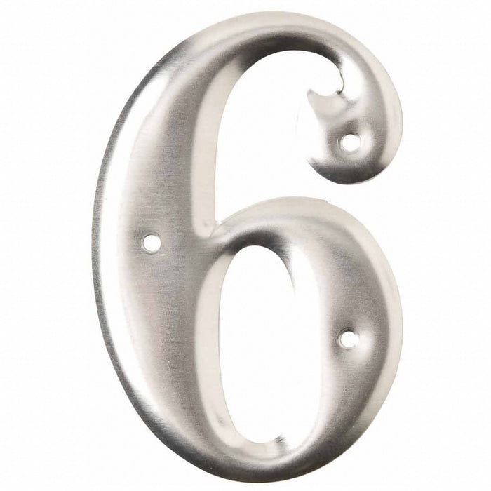 NumberLabel Aluminum 3inH 2inW PK10