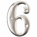 NumberLabel Aluminum 3inH 2inW PK10