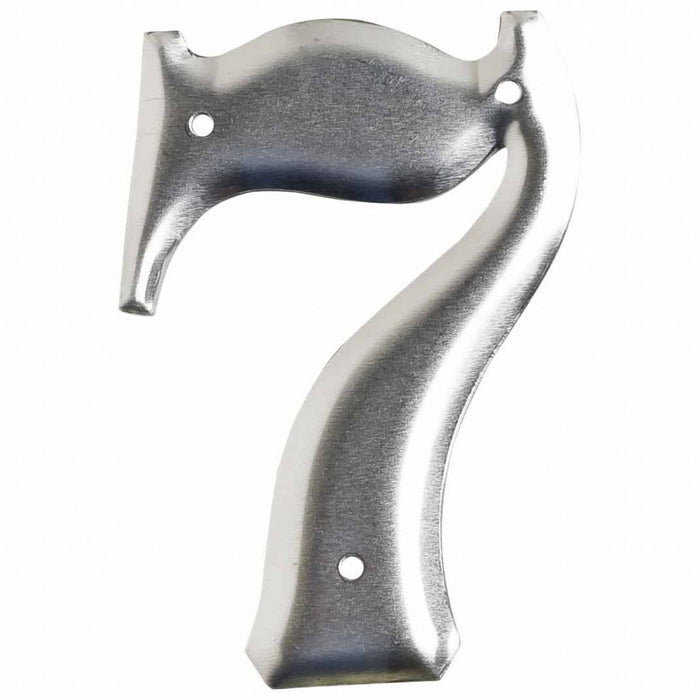 NumberLabel Aluminum 3inH 2inW PK10