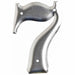 NumberLabel Aluminum 3inH 2inW PK10