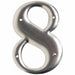 NumberLabel Aluminum 3inH 2inW PK10