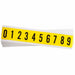 NumberLabelSet 1-1/2inH 7/8inW PK25