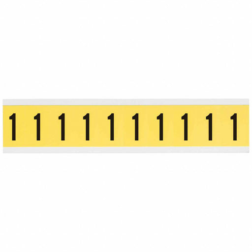Number Label 1in.H Character Vinyl Cloth
