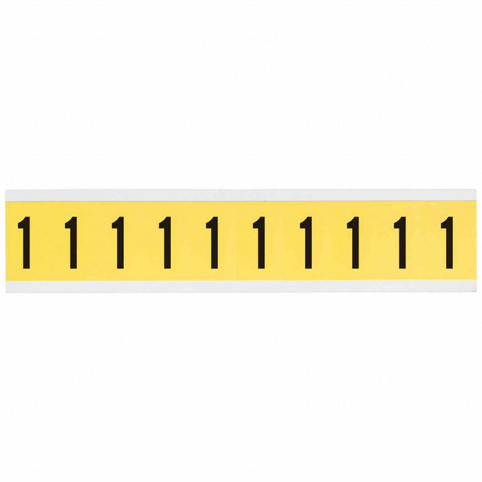 Number Label 1in.H Character Vinyl Cloth