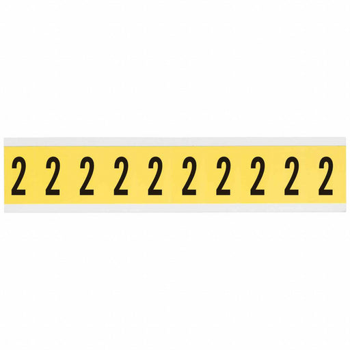 Number Label 1in.H Character Vinyl Cloth