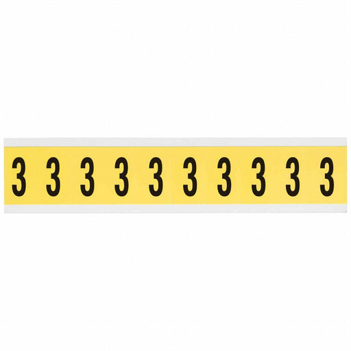 Number Label 1in.H Character Vinyl Cloth