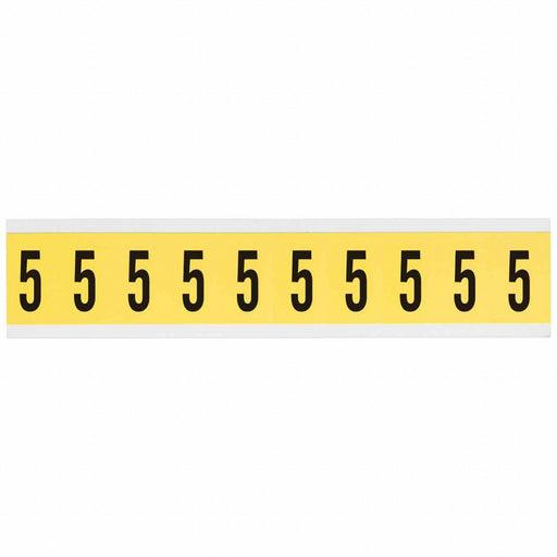Number Label 1  Character Vinyl Cloth