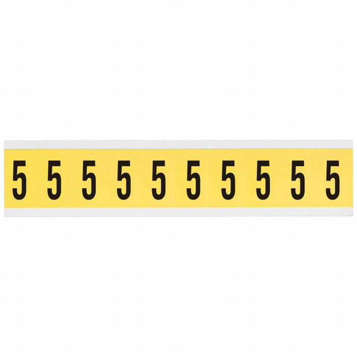 Number Label 1  Character Vinyl Cloth
