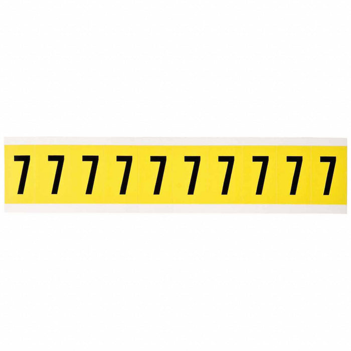 Number Label 1in.H Character Vinyl Cloth