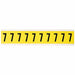 NumberLabel Vinyl 1-1/2inH 7/8inW