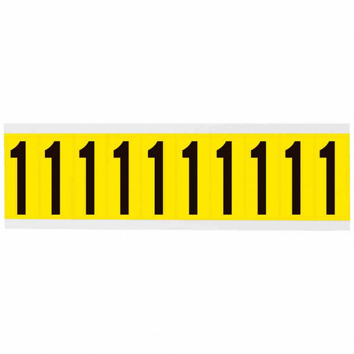 Number Label 1-15/16in.H Character Vinyl