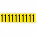 Number Label 1-15/16in.H Character Vinyl