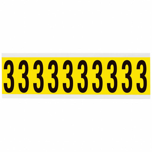 Number Label 1-15/16  Character Vinyl
