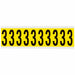 NumberLabel Vinyl 2-1/4inH 7/8inW