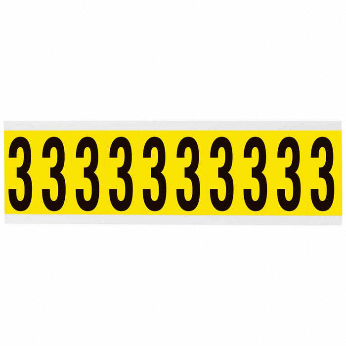Number Label 1-15/16  Character Vinyl
