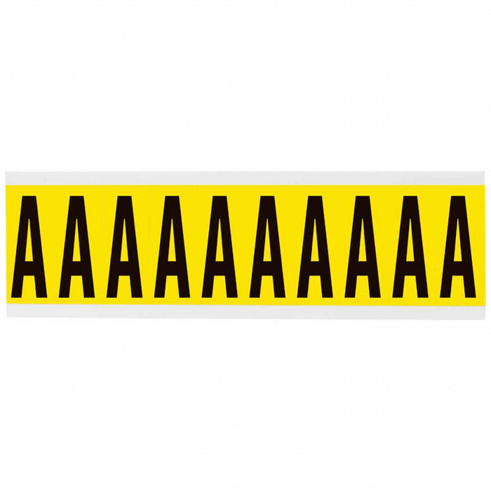 Letter Label 1-15/16in.H Character Vinyl