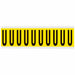 Letter Label 1-15/16in.H Character Vinyl
