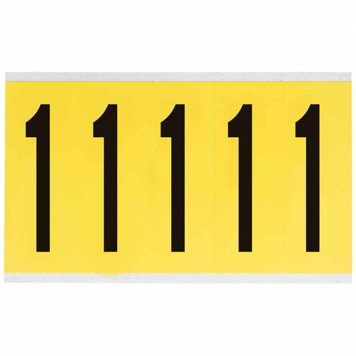 NumberLabel Polyester 4-3/4inH 3inW