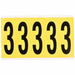 Number Label 3-7/8in.H Character Vinyl