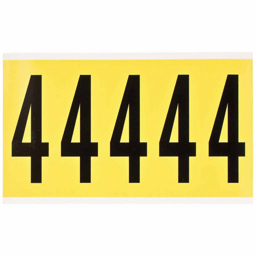 NumberLabel Polyester 4-3/4inH 3inW