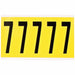 NumberLabel Polyester 4-3/4inH 3inW