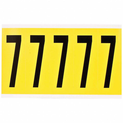 Number Label 3-7/8in.H Character Vinyl