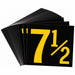 KVA Numbr Label 2-1/2in.H Character PK25