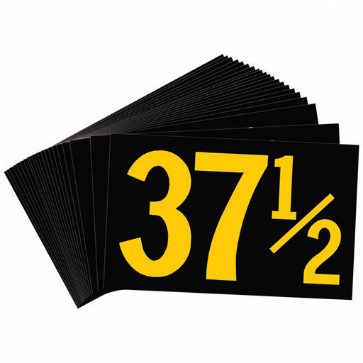 NumberLabel Polyester 4-3/4inH 3inW PK25