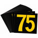 NumberLabel Polyester 4-3/4inH 3inW PK25