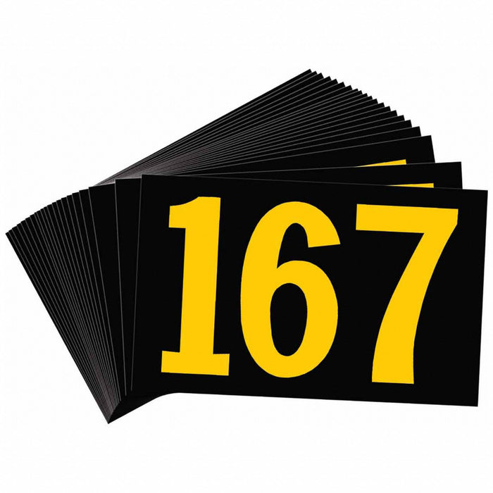 NumberLabel 2-7/8inH 4-3/4inW PK25
