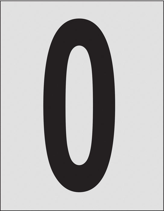 NumberLabel 1-1/2inH 1inW PK25
