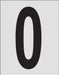 NumberLabel 1-1/2inH 1inW PK25