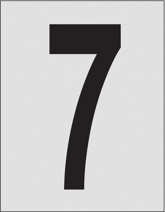 NumberLabel 1-1/2inH 1inW PK25