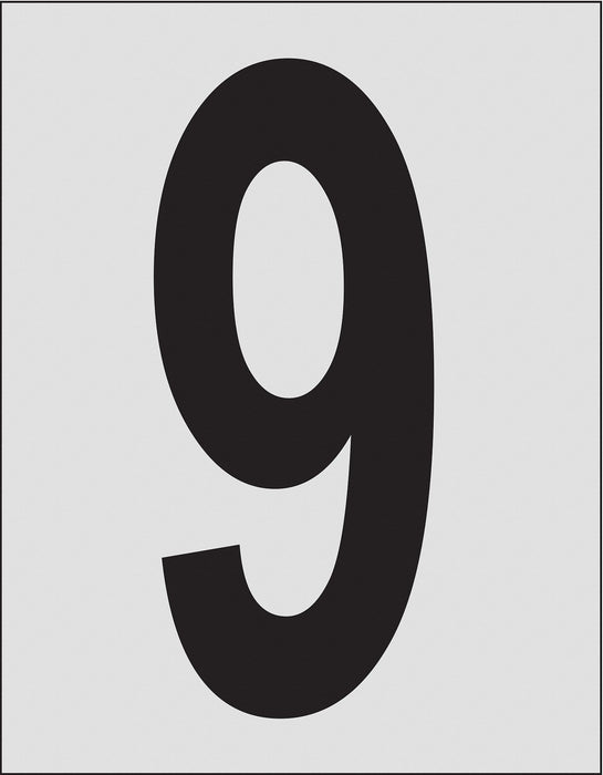 NumberLabel 1-1/2inH 1inW PK25