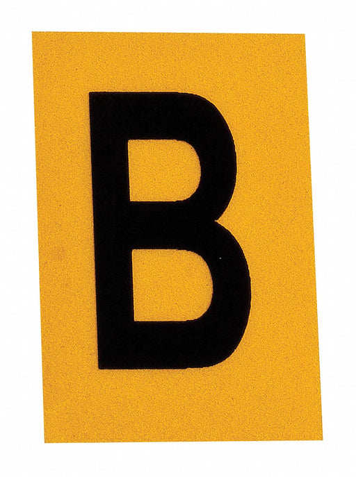 Letter Label 1in.H Character PK25