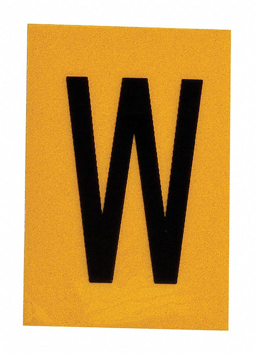 Letter Label 1in.H Character PK25