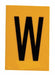 Letter Label 1in.H Character PK25