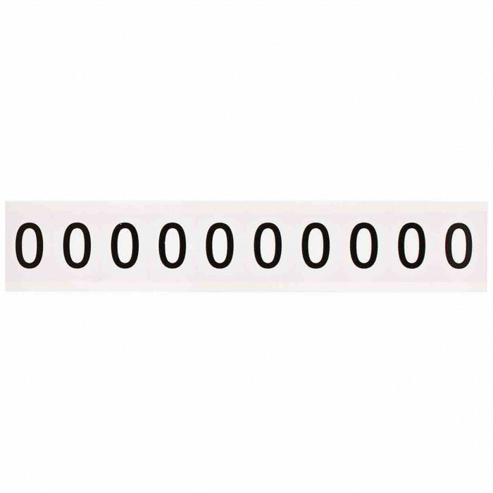 Number Label 1-1/2 H 1-1/6 W PK10